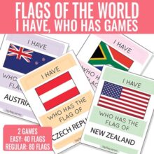 I Have, Who Has Flags Game
