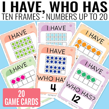 I Have, Who Has Ten Frames up to 20 Game