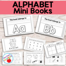 Mini Alphabet Books - Small Alphabet Worksheets